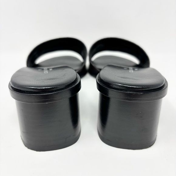 Louis Vuitton Lock It Mule Heeled Sandals Brown Monogram Canvas LV Logo Size 37 - Picture 12 of 16